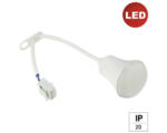 Hornbach LED Baulampe All in One 9W 300 mm inkl. Baufassung weiß