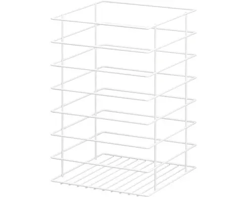 Wäschegitterkorb-Einbausatz Baden Haus Space 40393 27x50x27 cm weiß matt
