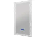 Hornbach LED-Lichtspiegel Baden Haus Multimedia mit Touch Bluetooth Antifog und FM Radio inkl. Spiegelheizung und Lautsprecher eckig 50x90 cm