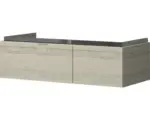 Hornbach Waschbeckenunterschrank Baden Haus Avril 30x100x45 cm ohne Waschbecken eiche hell