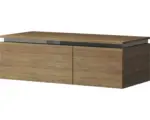 Hornbach Kommode Baden Haus Avril mit Abdeckplatte 100x30x45 cm eiche