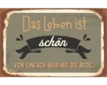 Hornbach Dekomagnet Das Leben ist schön 5,5x8,5 cm
