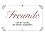 Hornbach Dekomagnet Freunde sind die Familie 5,5x8,5 cm