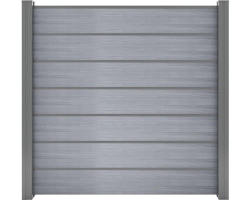 Sichtschutz Zaun Flex Grande 180 x 180 cm grau