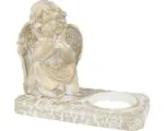 Hornbach Engelsskulptur mit Kerzenhalterung 19,5x10,4x16,5 cm gold