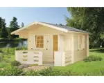 Hornbach Gartenhaus Emma 10,4+4,2 m² inkl. Fußboden 330 x 460 cm natur