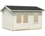 Hornbach Gartenhaus Iris 9,6 m² inkl. Fußboden 360 x 276 cm natur