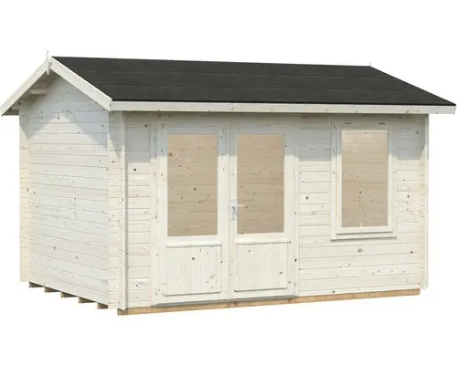 Gartenhaus Iris 9,6 m² inkl. Fußboden 360 x 276 cm natur