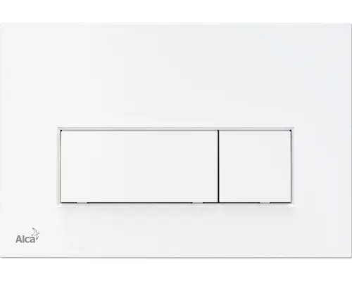 Betätigungsplatte Alca M570 2-Mengentechnik weiß hochglanz
