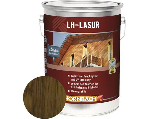 HORNBACH LH-Lasur nussbaum 5 L