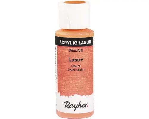Acryl-Lasur, Effekt, 59ml, aprikot