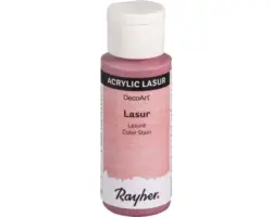 Acryl-Lasur, Effekt, 59ml, rosé