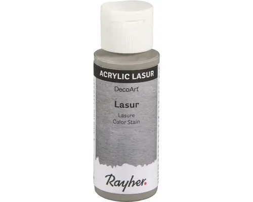 Acryl-Lasur, Effekt, 59ml, steingrau