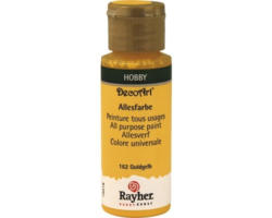 Acrylfarbe, matt, 59ml, goldgelb