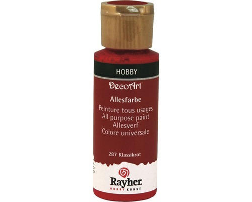 Acrylfarbe, matt, 59ml, klassikrot