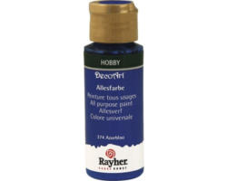 Acrylfarbe, matt, 59ml, azurblau