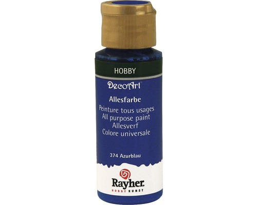 Acrylfarbe, matt, 59ml, azurblau