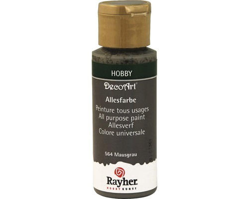 Acrylfarbe, matt, 59ml, mausgrau