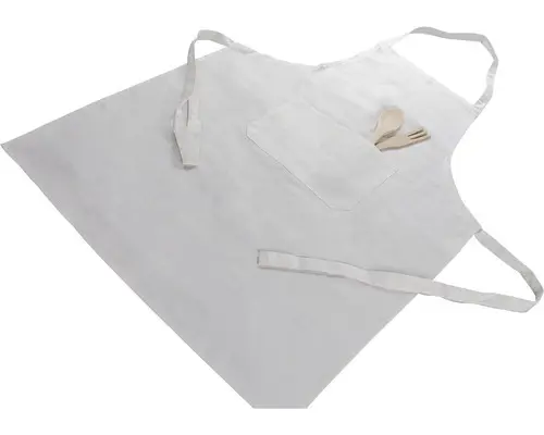 Schürze, 70x95cm, weiß