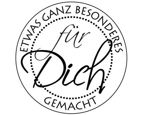 Stempel "für Dich", 3cm ø