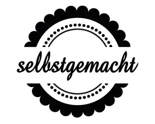 Stempel "selbstgemacht", 3cm ø