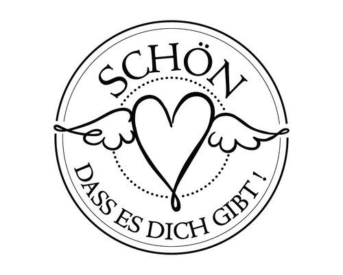 Stempel "Schön,dass es Dich gibt", 3 cm