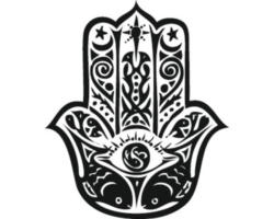 Stempel "Hamsa Hand", 3cm ø