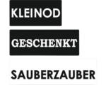 Hornbach Labels "Kleinod", "Geschenkt", "Sauberzauber", 3 Stück