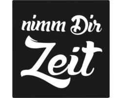 Label "nimm Dir Zeit" 50x50 mm