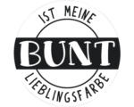 Hornbach Label "BUNT ist meine...", 4,5cm ø