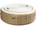 Hornbach Energiesparabdeckung Intex Pure Spa 196x196x71 cm beige