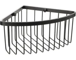 Eckduschkorb Sanotechnik Soho schwarz