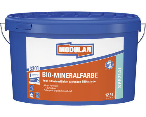 MODULAN 3301 BIO-Mineralfarbe innen weiß 12,5l