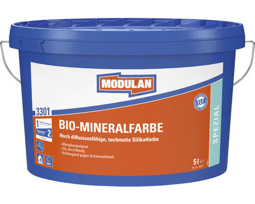 MODULAN 3301 BIO-Mineralfarbe innen weiß 5l