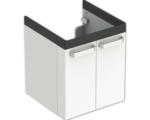 Hornbach Waschbeckenunterschrank Geberit Renova Comfort 62x53x52,5 cm ohne Waschbecken weiß matt