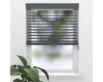 Hornbach PVC-Jalousie Holzoptik anthrazit 105x240 cm