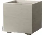 Hornbach Pflanztopf Deroma quadratisch 25x25 H 25 cm Kunststoff grau