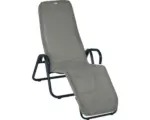 Hornbach Sonnenliege Acamp Calypso Textilgewebe anthrazit