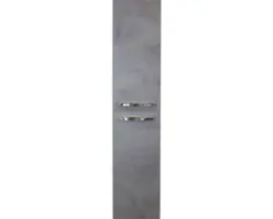 Hochschrank Sanox Seville mit 2 Türen 160x35x35 cm Beton anthrazit