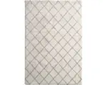 Hornbach Teppich Shaggy Raute Stream ivory 140x200 cm