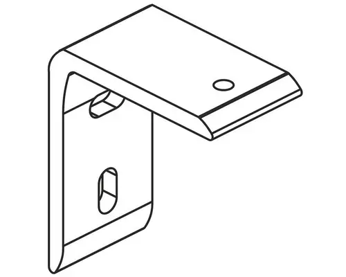 Wandträger klein grau