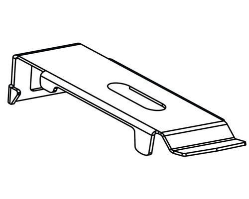 Träger Universal für 30 mm weiß