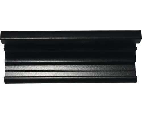 Montageprofil für Plissee nach Maß VARIO DELUXE schwarz