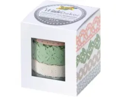 Kreativ Washi-Dekor Pastell 4 Stück