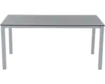 Hornbach Gartentisch Sola 160x90 cm Aluminium silber