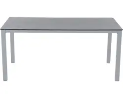 Gartentisch Sola 160x90 cm Aluminium silber