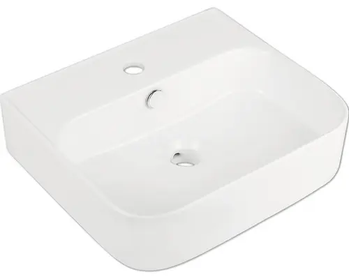 Standard-Waschtisch form&style NIENNA 55,0 x 41,0 cm weiß glänzend ohne Beschichtung