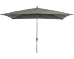 Hornbach Sonnenschirm Marktschirm Siena Garden Avio mit Handkurbel 300x200 cm Polyester dunkelgrün