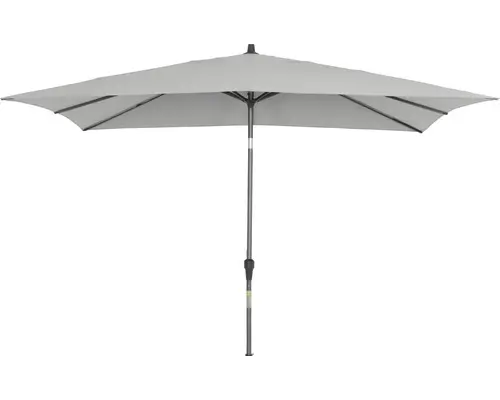 Sonnenschirm Marktschirm Siena Garden Avio mit Handkurbel 300x200 cm Polyester grau