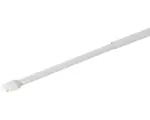 Hornbach Vitragestange simple weiß 100-190 cm Ø 10 mm 2 Stk.